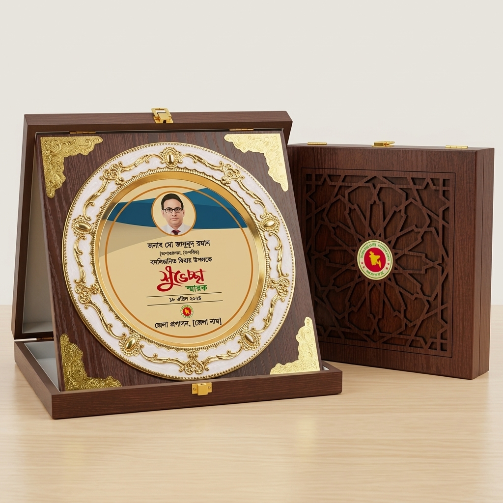 Premium Laser Cut Wooden Box Crest
