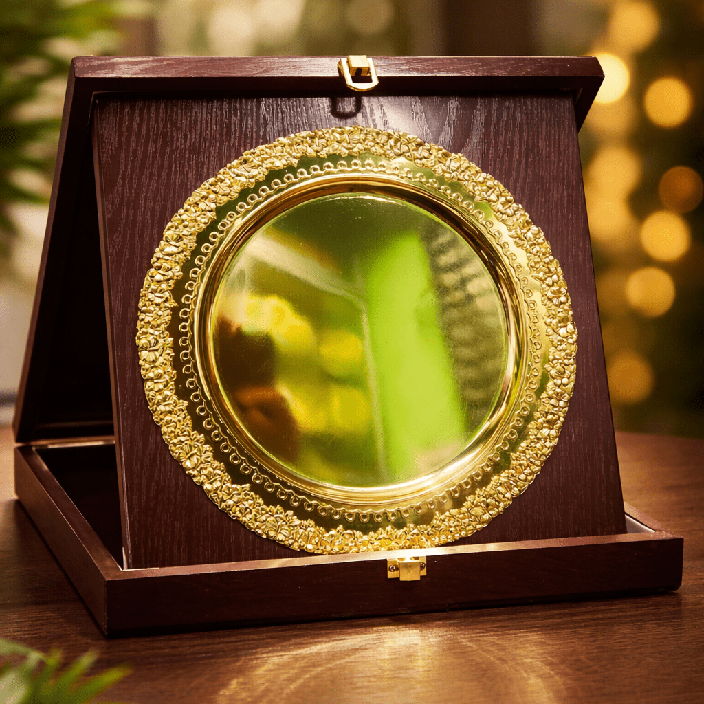 চায়না উডেন বক্স এন্ড ঢালাই প্লেট ক্রেস্ট